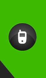 Green, phone icon